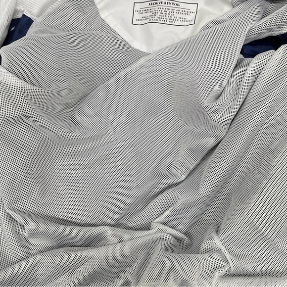 Fila Slade Track Jacket Men Logo Spell Out Red White Blue USA Windbreaker med - Picture 10 of 16